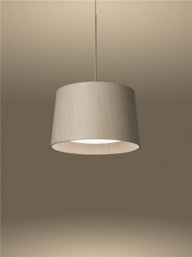 Foscarini Twiggy Wood Suspension Deckenleuchte Ø: 46 cm - Greige