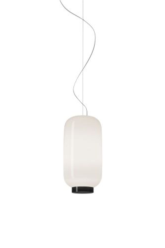Foscarini Chouchin 2 Reverse Pendel LED H: 43 cm - Hvid/Sort