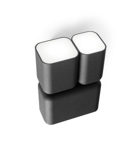 &Tradition Tabata Wall Lamp LN10 H: 21 cm - Sort