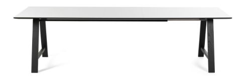 Andersen Furniture T1 Esstisch 220x95 cm mit Verlängerung - Schwarz/Weiß