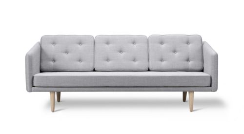 Fredericia Furniture 2003 No. 1 3 Pers. Sofa L: 206 cm - Bardal 110/Sæbebehandlet Eg