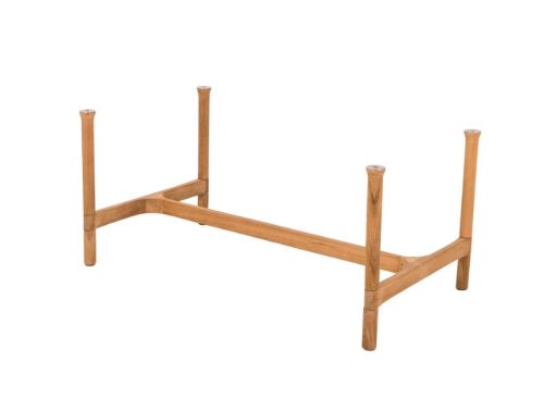 Cane-line Outdoor Twist Couchtisch 120x60 cm - Travertin/Teak