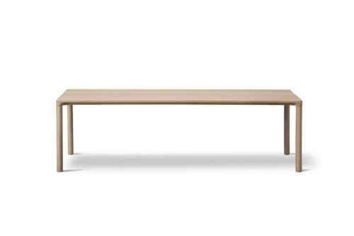 Fredericia Furniture 6715 Piloti Sofabord 120x39x35 cm - Lys Olieret Eg
