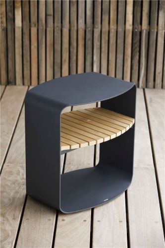 Mindo 109 Beistelltisch 48x35x50 cm - Dunkelgrau