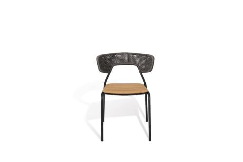 Mindo 101 Dining Chair SH: 47 cm - Dark Grey