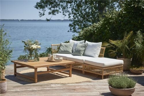 Sika-Design Julian Couchtisch 120x120 cm - Teak