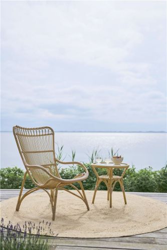 Sika-Design Tony Exterior Beistelltisch Ø: 50 cm - Natur
