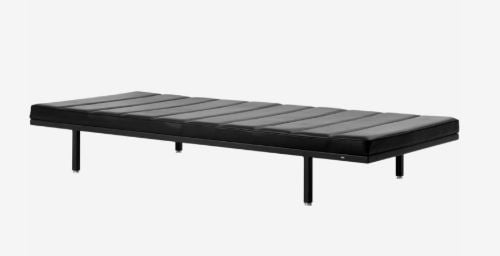Vipp 461 Daybed B: 200 cm - Sort/Sort Læder