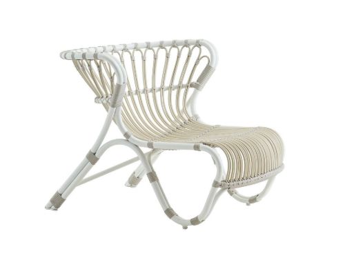 Sika-Design Fox Exterior Lænestol SH: 35 cm - Exterior Dove White