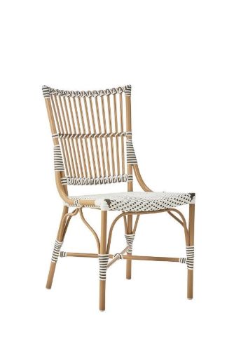 Sika-Design Monique Chair SH: 45 cm - Hvid/Cappuccino