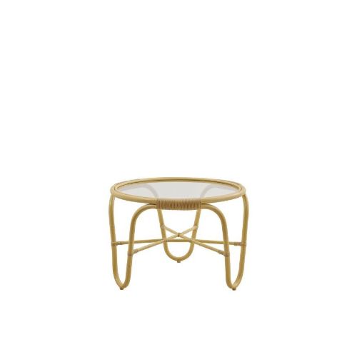 Sika-Design Charlottenborg Coffee Table m. Glas H: 50 cm  - Natur
