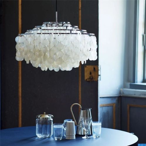Verpan Fun 10DM Pendelleuchte Ø: 57 cm - Chrom
