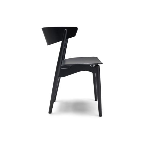 Sibast Furniture No 7 Dining SH: 45 cm – Sitz aus schwarzer Buche/Holz