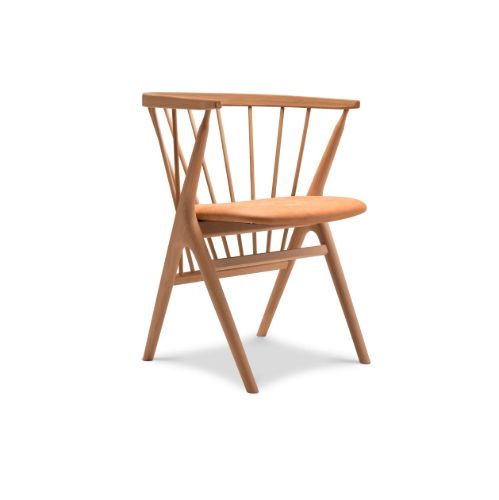 Sibast Furniture No 8 Dining SH: 45 cm - Olieret Bøg/Dunes Cognac