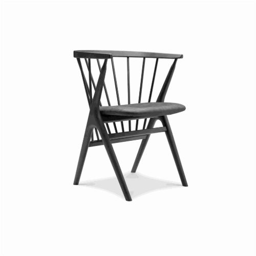 Sibast Furniture No 8 Dining SH: 45 cm - Dark Stained Bøg/Antrazite