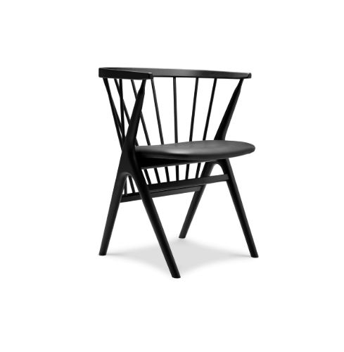 Sibast Furniture No 8 Dining SH: 45 cm -  Sort Bøg/ Saga Black