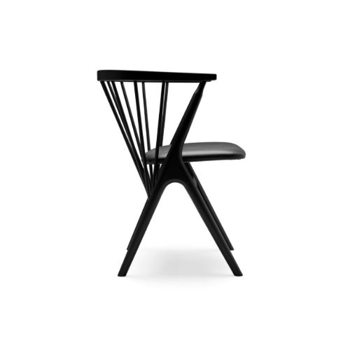 Sibast Furniture No 8 Dining SH: 45 cm – Sort Bøg/ Solid Black