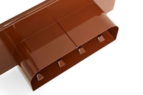 HAY Korpus Regal 4 Haken M 60x25x14 cm - Ziegelrot