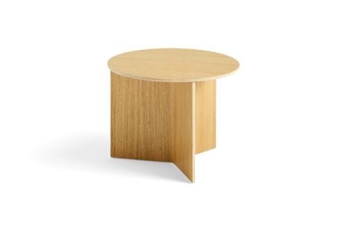 HAY Slit Table Wood Round Ø: 45 cm - Oak