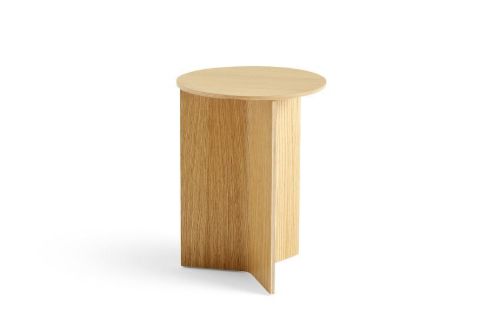 HAY Slit Table Wood High H: 47 cm - Oak