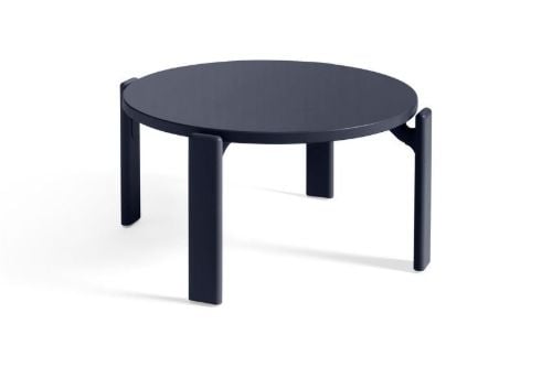 HAY Rey Coffee Table Ø: 66,5 cm - Deep Blue