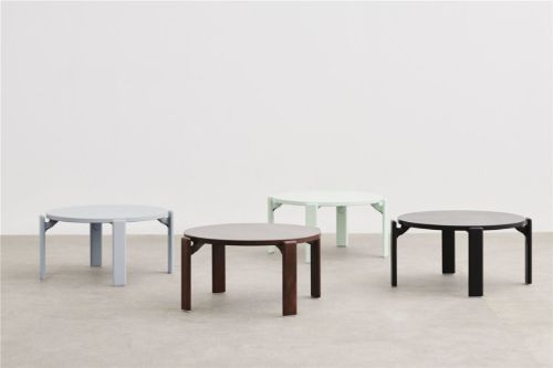 HAY Rey Couchtisch Ø: 66,5 cm – Umbrabraun