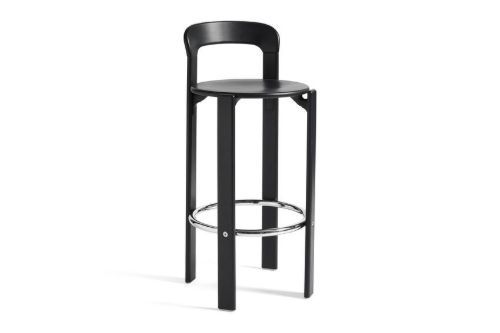 HAY Rey Bar Stool SH: 75 cm - Deep Black