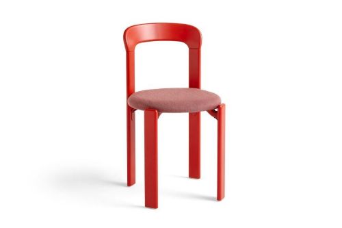 HAY Rey Chair Upholstery SH: 44 cm - Scarlet Red/Steelcut Trio 636