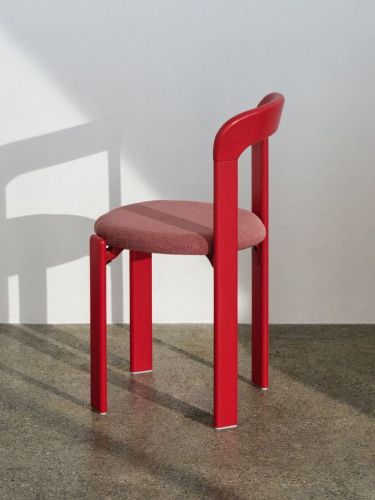 HAY Rey Stuhlpolsterung SH: 44 cm – Scarlet Red/Steelcut Trio 636