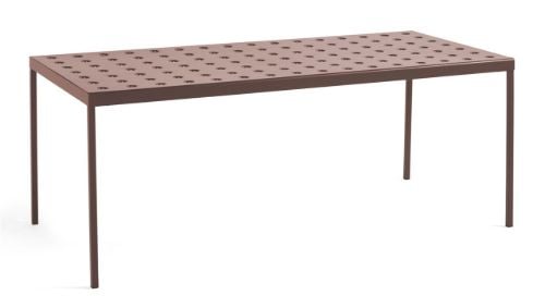 HAY Balcony Table 190x87x74 - Iron Red