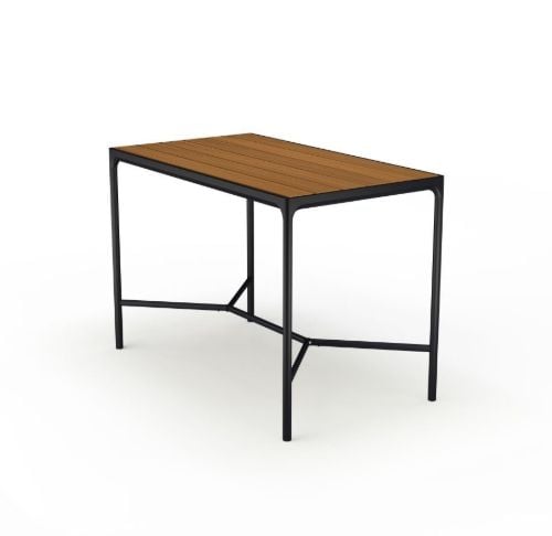HOUE Four Bar Table 90x160 cm - Bamboo Lamellas / Black