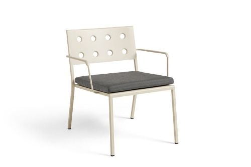 HAY Balcony Lounge Chair & Sesselkissen 49,5x50,5 cm - Black Pepper OUTLET