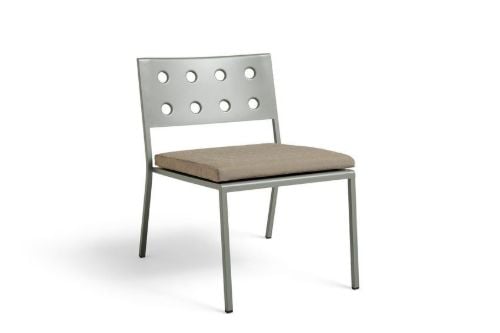 HAY Balkon-Loungesessel- und Sesselkissen 49,5 x 50,5 cm – Beige Hefe