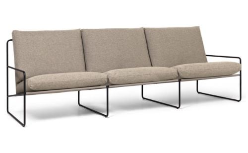 Ferm Living Desert 3-Sitzer Dolce – Dunkler Sand
