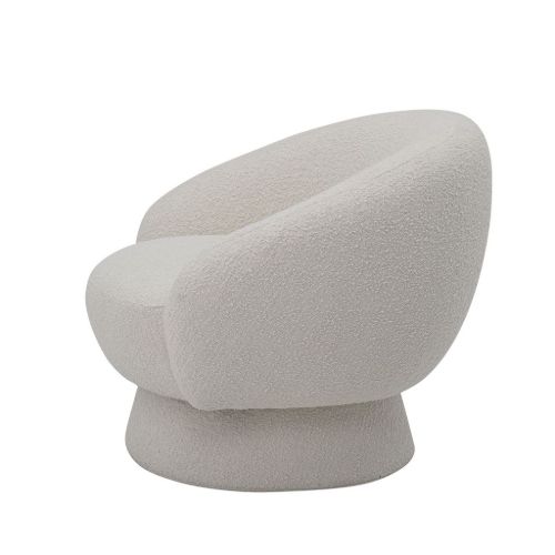 Bloomingville Ted Lounge Chair SH: 40 cm - Weiß