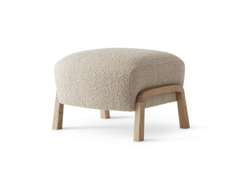 &Tradition Wulff Pouf ATD3 SH: 39 cm - Karakorum 003/Oiled Oak