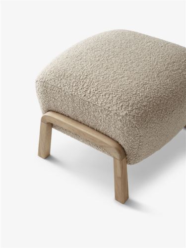 &Tradition Wulff Pouf ATD3 SH: 39 cm - Karakorum 003/Geölte Eiche