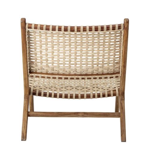 Bloomingville Keila Lounge Chair SH: 36 cm – Teak/Natur