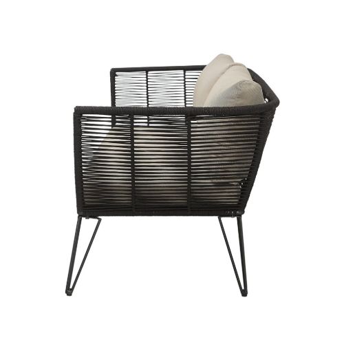 Bloomingville Mundo Sofa L: 175 cm - Metall/Schwarz