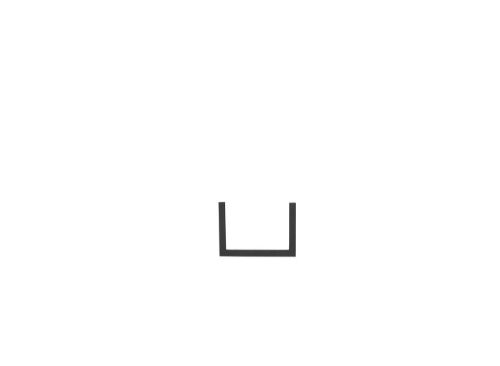 Audo Copenhagen Frame 42 Rail Single L: 14 cm - Sort