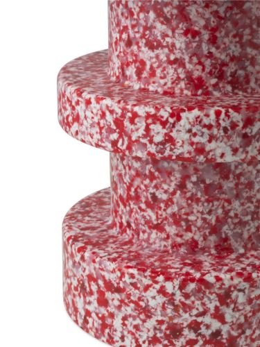 Normann Copenhagen Bit Hocker Stack H: 42 cm - Rot