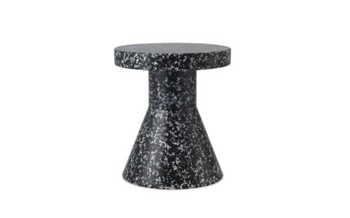 Normann Copenhagen Bit Stool Cone H: 42 cm - Black/White