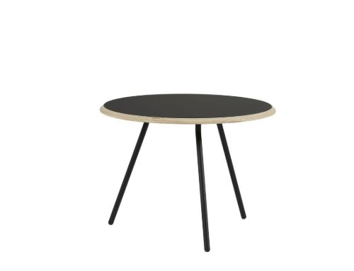 Woud Soround Coffee Table Ø: 60 cm H: 44,5 cm - Sort Laminat