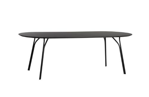 Woud Tree Dining Table 90 x 220 cm - Sort