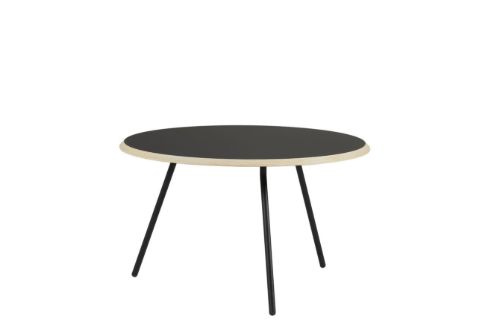 Woud Soround Coffee Table Ø: 75 cm H: 44,5 cm - Sort Laminat