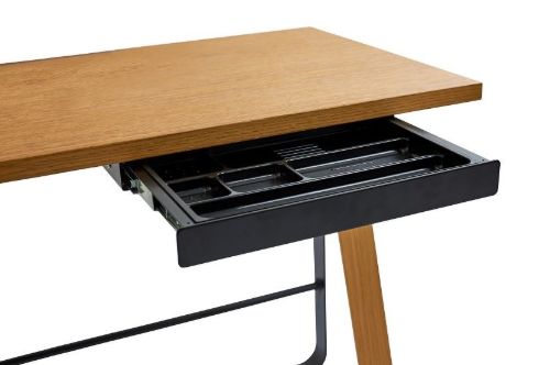 Bent Hansen Hemingway Schreibtisch mit Ladestation und Schublade L: 120 cm – Lackierte Eiche