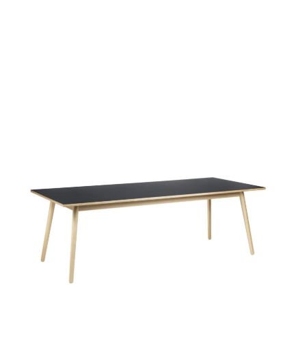 FDB Furniture Esstisch Poul M. Volther C35C 95x220 cm - Eiche/Dunkelgrau