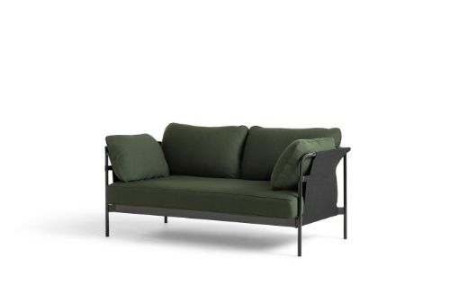 HAY Can 2 Seater L: 172 cm - Steelcut 975 / Black Powder Coated Steel