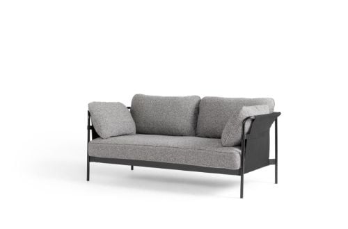 HAY Can 2 Seater L: 172 cm - Olavi by Hay 03 / Black Powder Coated Steel