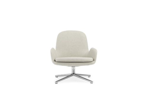 Normann Copenhagen Era Low Swivel Alu SH: 40 cm - Main Line Flax / MLF20 Upminster Sand